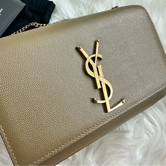 Saint Laurent Kate Small Crossbody In Grain made in Italy. - Picture 5 of 9